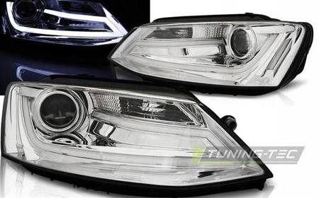 Faruri VW Jetta vi 11- chrome led drl