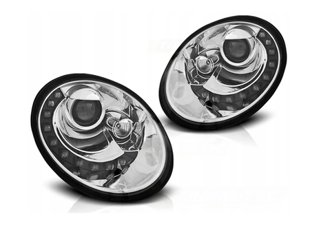 Faruri Vw New Beetle 06-12 Led Chrome