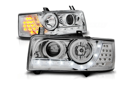 Faruri Vw T4 90-03 Transporter Daylight Chrome