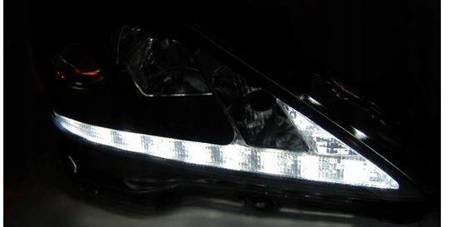 Faruri faruri faruri Lexus IS 06-13 DRL NEGRU