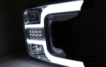 Faruri tubulare Chrome Seq pentru Ford F150 Mk13 17-20