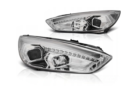 Ford Focus Mk3 15- Chrome Drl Led Faruri cu LED-uri