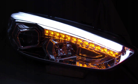 Ford Focus Mk3 15- Chrome Drl Led Faruri cu LED-uri