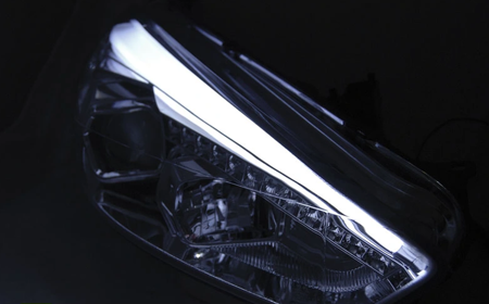 Ford Focus Mk3 15- Chrome Drl Led Faruri cu LED-uri