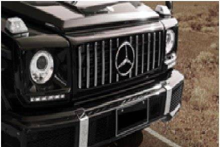 GRILĂ MERCEDES BENZ W463 G63 LOOK NEGRU LUCIOS (90-18)