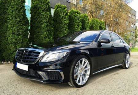 GRILĂ MERCEDES W222 S KLASS 13- NEGRU CROMAT