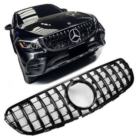 GRILĂ MERCEDES X253 GLC PANAMERICANA NEGRU GTR AMG