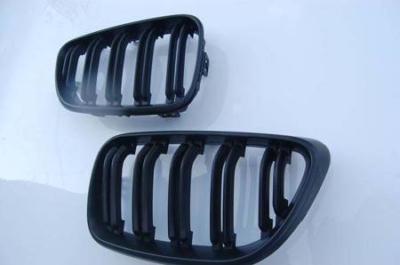 GRILĂ (RINICHI) BMW F22 / F23 NEGRU DUBLU