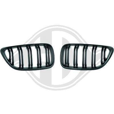 GRILĂ (RINICHI) BMW F22 / F23 NEGRU DUBLU