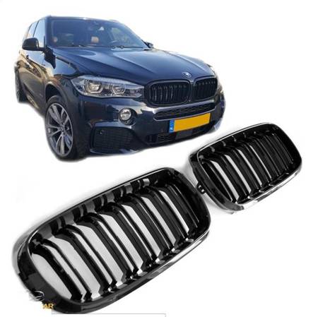 GRILĂ (RINICHI) BMW X5 X6 F15 F16 NEGRU LUCIOS X5M