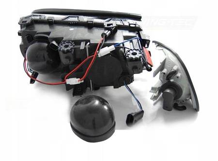 Lămpi BMW E46 99-03 COUPE CABRIO RINGI BLACK LED