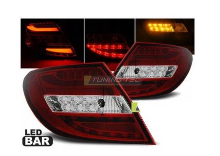 Lămpi Mercedes Clasa C Sedan W204 07-10 Led Bar Rw