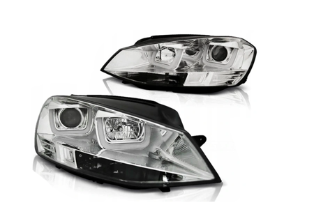 Lămpi Vw Golf 7 12-17 U-tip crom Led Drl