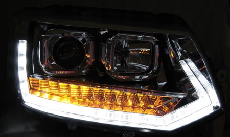 Lămpi Vw T5 2010-2015 Led Tube Chrome T6 Look Dts