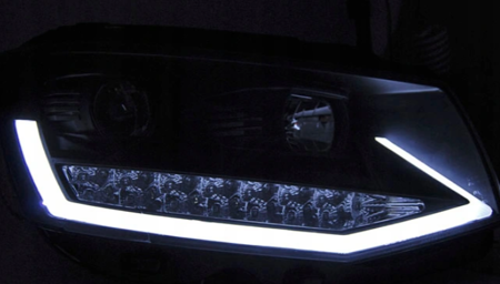 Lămpile din față Vw T6 15- Black Tube Light Led Drl