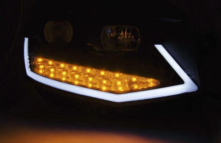 Lămpile din față Vw T6 15- Black Tube Light Led Drl