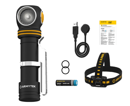 Lanternă rezistentă Armytek Wizard C2 WR Magnet USB