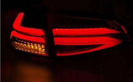Lumini cu LED-uri Vw Golf VII 7 7 13- roșu alb condus bar