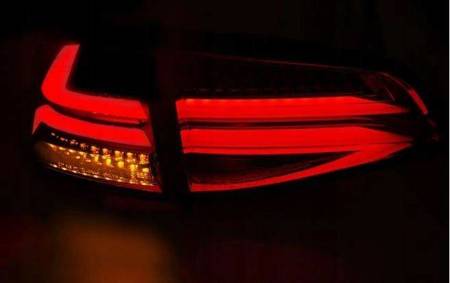 Lumini cu LED-uri Vw Golf VII 7 7 13- roșu fum a condus bar