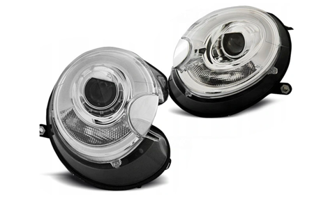 Mini Cooper faruri 06-14 Chrome Led