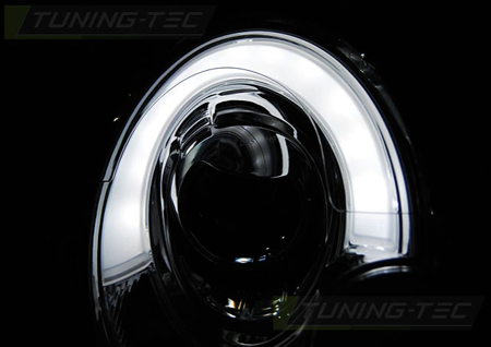 Mini Cooper faruri 06-14 Chrome Led