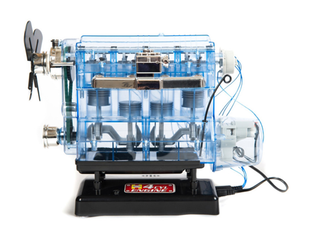 Model de motor cu 4 cilindri pentru cadou de asamblare