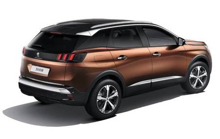 Muchiile ușilor laterale Peugeot 3008 2016-2021