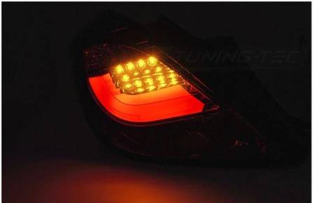 Opel Corsa d 3d 3d lămpi cu LED-uri 06-14 negru a condus bara de negru