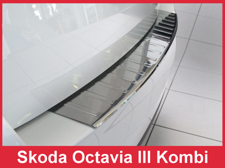Skoda Octavia 3 Station Wagon - capacul barei de protecție spate (oțel)