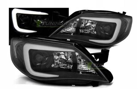 Subaru Impreza III gh 07-12 tube negru led lămpi negru