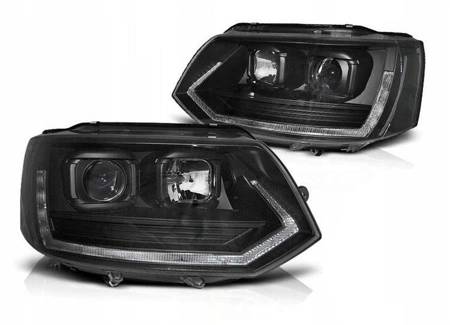 Vw T5 lămpi 10-15 condus tub negru t6 negru arata drl lift