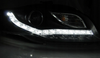 Faruri Audi A4 B7 04-08 Led Tube negru