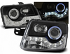 Faruri Fiat Panda 03- Negru Led