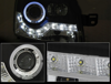 Faruri Fiat Panda 03- Negru Led