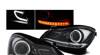 Faruri Mercedes W204 Black H7 XENON LOOK D negru