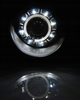 Faruri Vw Lupo 98-05 Chrome Led Ringi