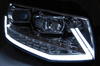 Faruri faruri Vw T6 15- Chrome Tube Led Drl Dts