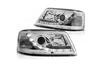 Faruri faruri noi Vw T5 03-09 Chrome Led Drl