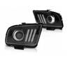 Ford Mustang faruri 04-09 faruri cu tub negru