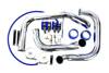 Kit conducte intercooler Nissan Skyline R33