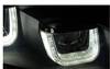 Lămpi vw golf 6 vi 08-12 u-type negru drl dts led