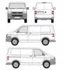 Platforma portbagajului de acoperiș VW T5 T6 L1H1