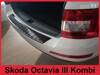 Skoda Octavia 3 Capac de protecție negru (garnitură) pentru bara de protecție spate